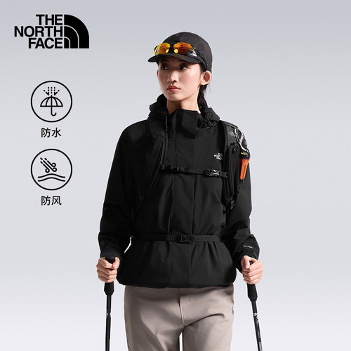 TheNorthFace北面冲锋衣女26春夏新款防水硬壳户外防风外套