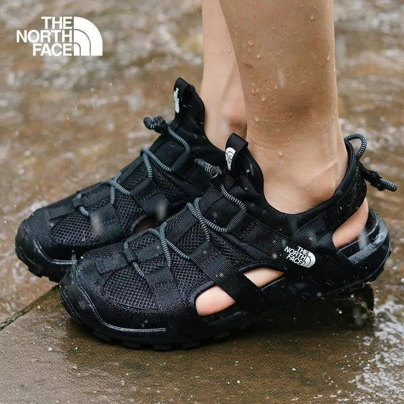 北面溯溪鞋女春夏新款TheNorthFace户外轻便网布透气跑步凉鞋8ADQ