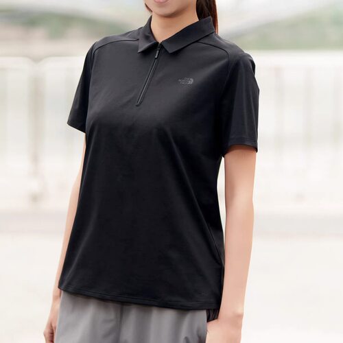 北面女款速干POLO衫半袖