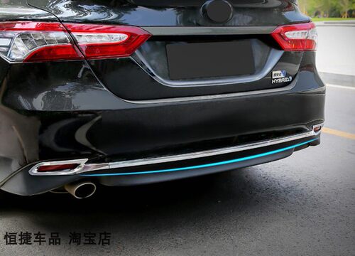 适用于19-20款8代第八代凯美瑞后杠饰条保险杠后唇装饰改装配件