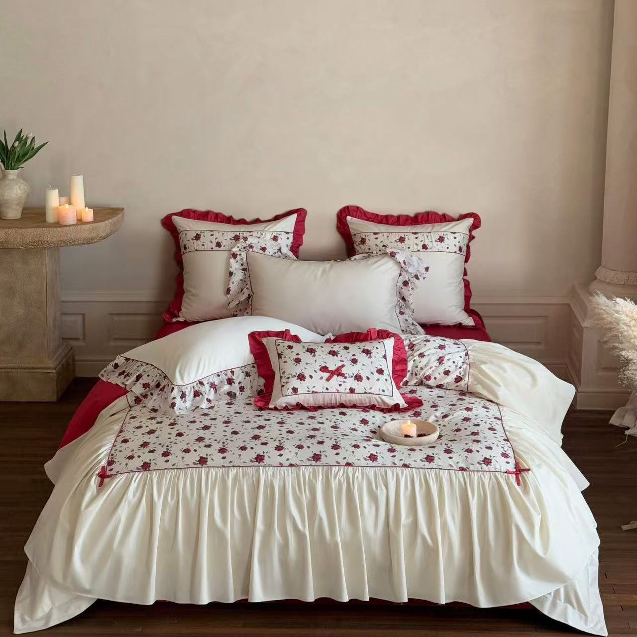 印花明亮的色彩散发甜美的气息