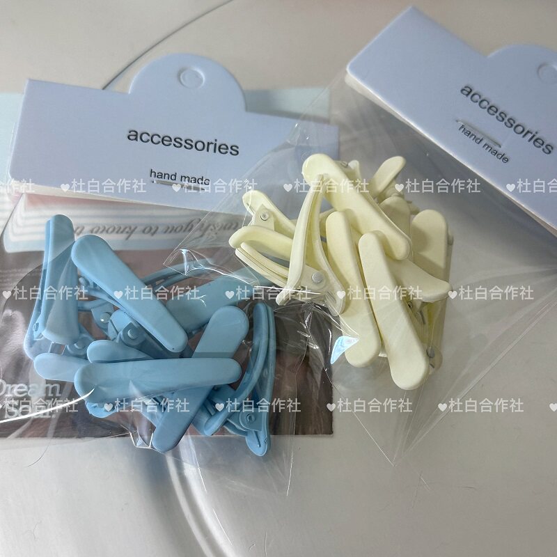磨砂可爱奶油色糖果发夹