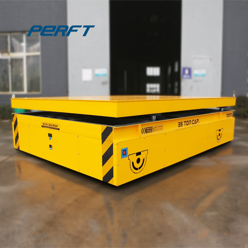 木板厂摆渡车电瓶搬运车电机铁轨双摇车帕菲特搬运平板轨道车