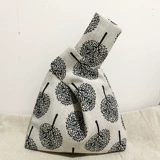 Сумка на запястье, японская сумка через плечо, ретро маленький мобильный телефон, кошелек, из хлопка и льна