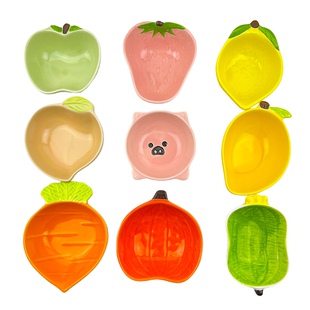 仓鼠陶瓷食盆防打翻碗小动物食盒自动喂食器透明粮食碗食盆包邮