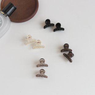 实用轻巧前额夹迷你发夹小夹子边夹发卡多色塑料简约百搭日常发饰