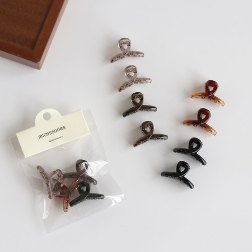 迷你经典小抓夹半扎头发爪半透明网红刘海侧边夹小号鲨鱼夹碎发夹