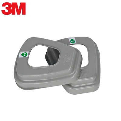 3M 501滤棉盖固定5N11滤棉在6000系列滤毒盒专用6200面罩7502面具