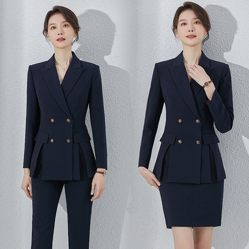 高端职业装气质女神范西服套装