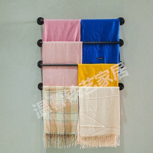 壁挂多功能花店包装 纸架丝带彩带架创意围巾丝巾展示架布料陈列架