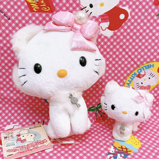 日本三丽鸥charmmy kitty挂件悄咪恰咪中古公仔毛绒玩偶玩具鼻噶