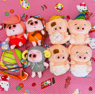 中古Bliss麦兜和朋友们毛绒公仔正版玩偶星座运动员阿辉玩具