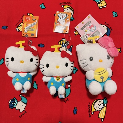 多啦A梦hello kitty联名三丽鸥叮当猫凯蒂猫挂件哆啦a梦