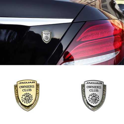 适用捷豹XFL XEL E-PACE F-PACE XJ汽车3D立体金属贴盾牌车窗侧标