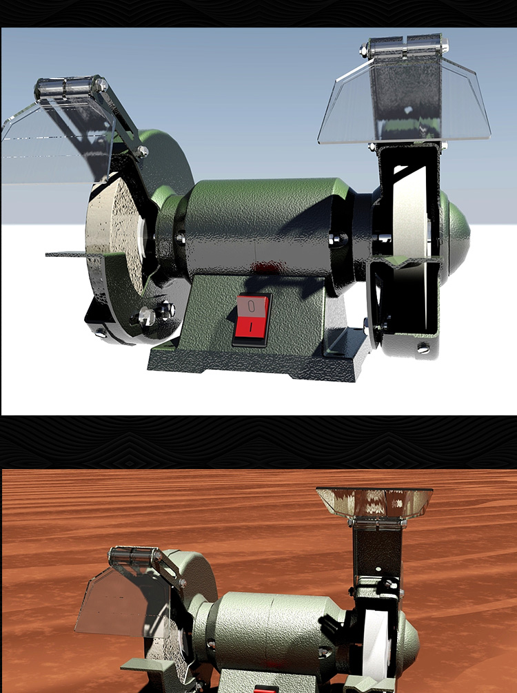 rhino犀牛代建模打磨机械设计3d素材模型库3dm工业参数化制作磨床