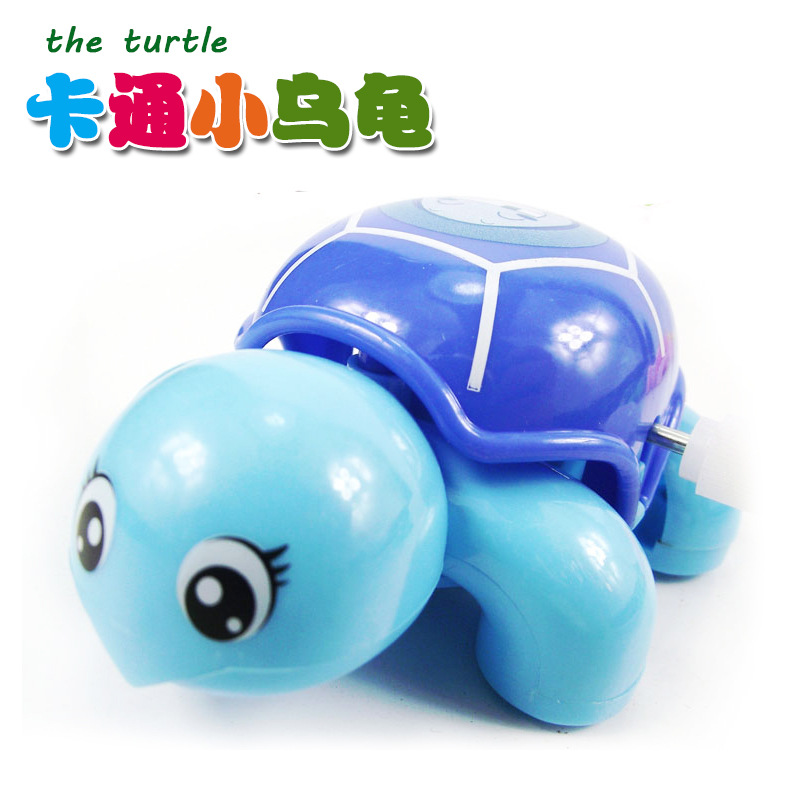 2349卡通造型學爬上鏈玩具小烏龜 發條龜淘氣龜玩具贈品