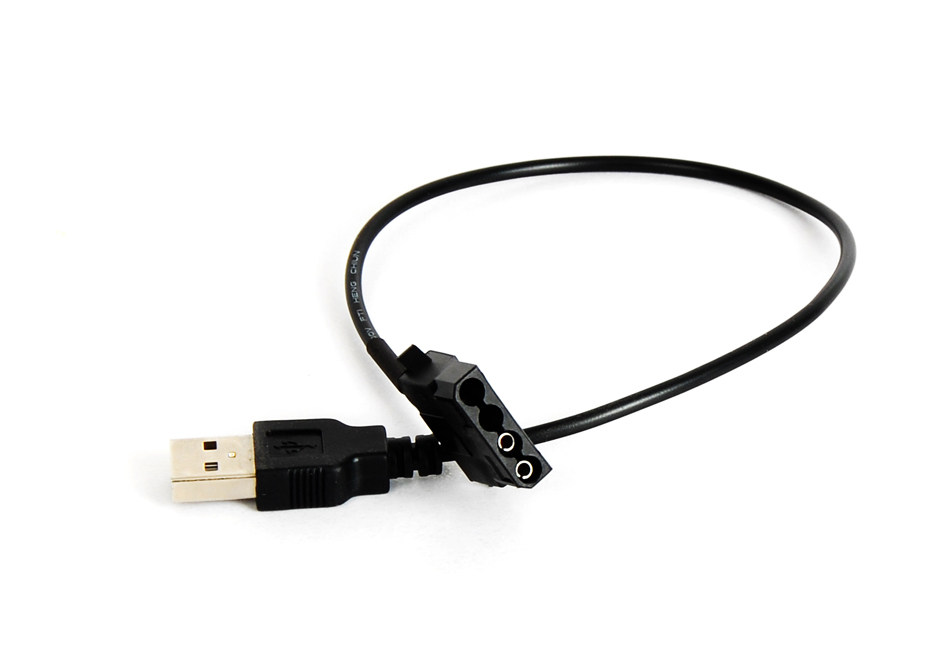 机箱风扇大4Pin接口转接USB接口供电 12V大4P风扇改USB口转接线