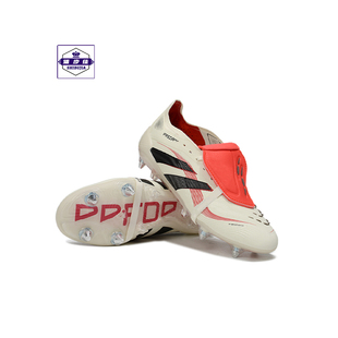 低帮翻鞋舌足球鞋可拆卸SG钢钉天然草地防滑训练鞋系带减震运动鞋