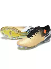 Low-Top Football Shoes Fg Long Spike Shoes Natural Turf Non-Slip Men's and Women's Adult Breathable Microfiber Leather Student Sports Shoes