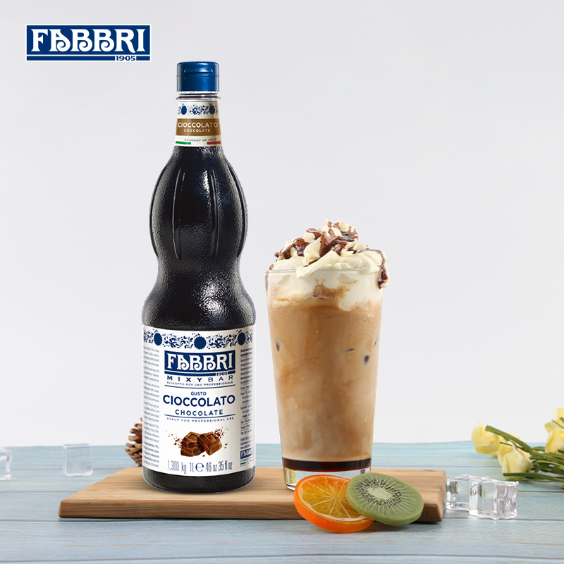 法布芮巧克力糖浆1L意大利进口