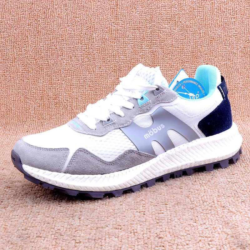 反毛皮面出韩国外贸男鞋轻量减震爆米花底户外徒步鞋时尚越野跑鞋