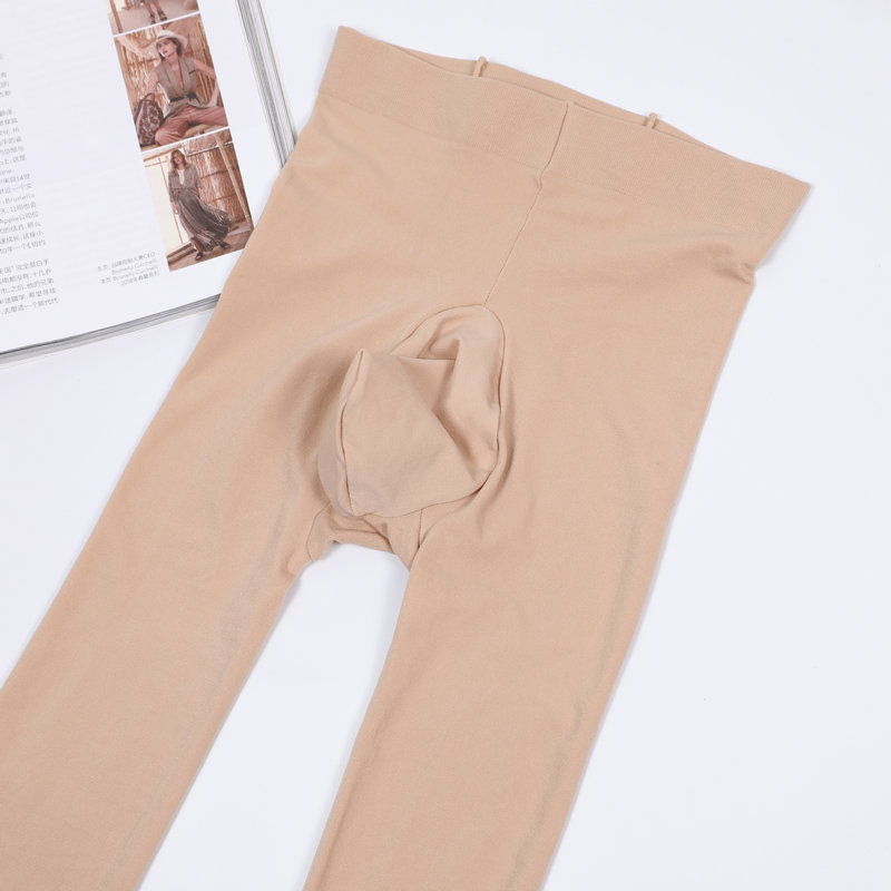 男士jj套丝袜春秋中厚性感修身情趣开档120D天鹅绒丝袜连裤袜男袜