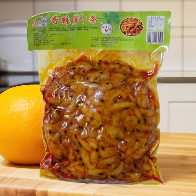 安徽特产泾县香辣萝卜条萝卜响农家自制坛子菜下饭菜腌制开胃菜