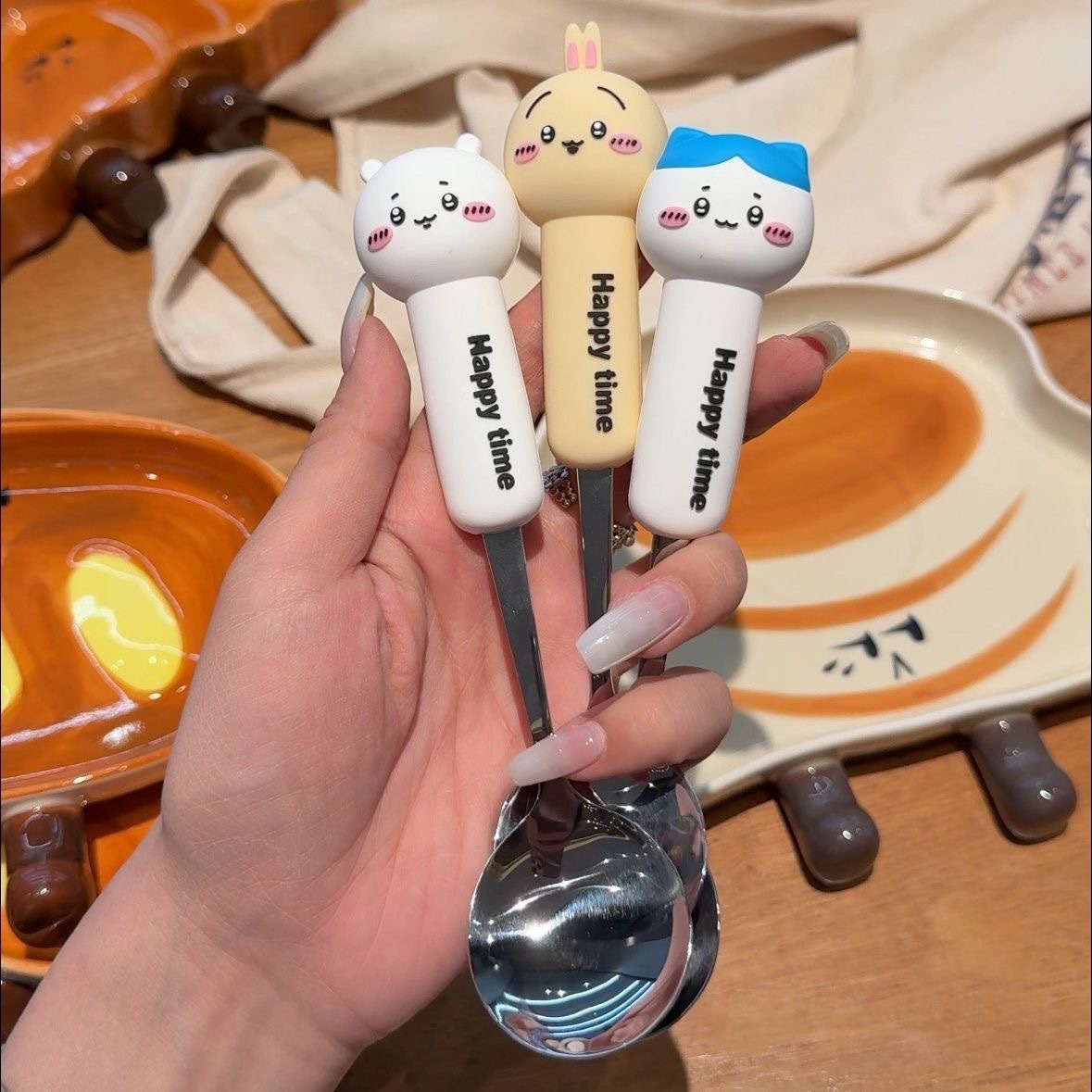 吉伊卡哇可爱高颜值卡通儿童餐具