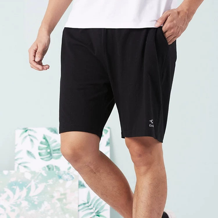冠得男士休闲裤五分裤棉莫代尔运动短裤宽松大码沙滩裤夏季睡裤男