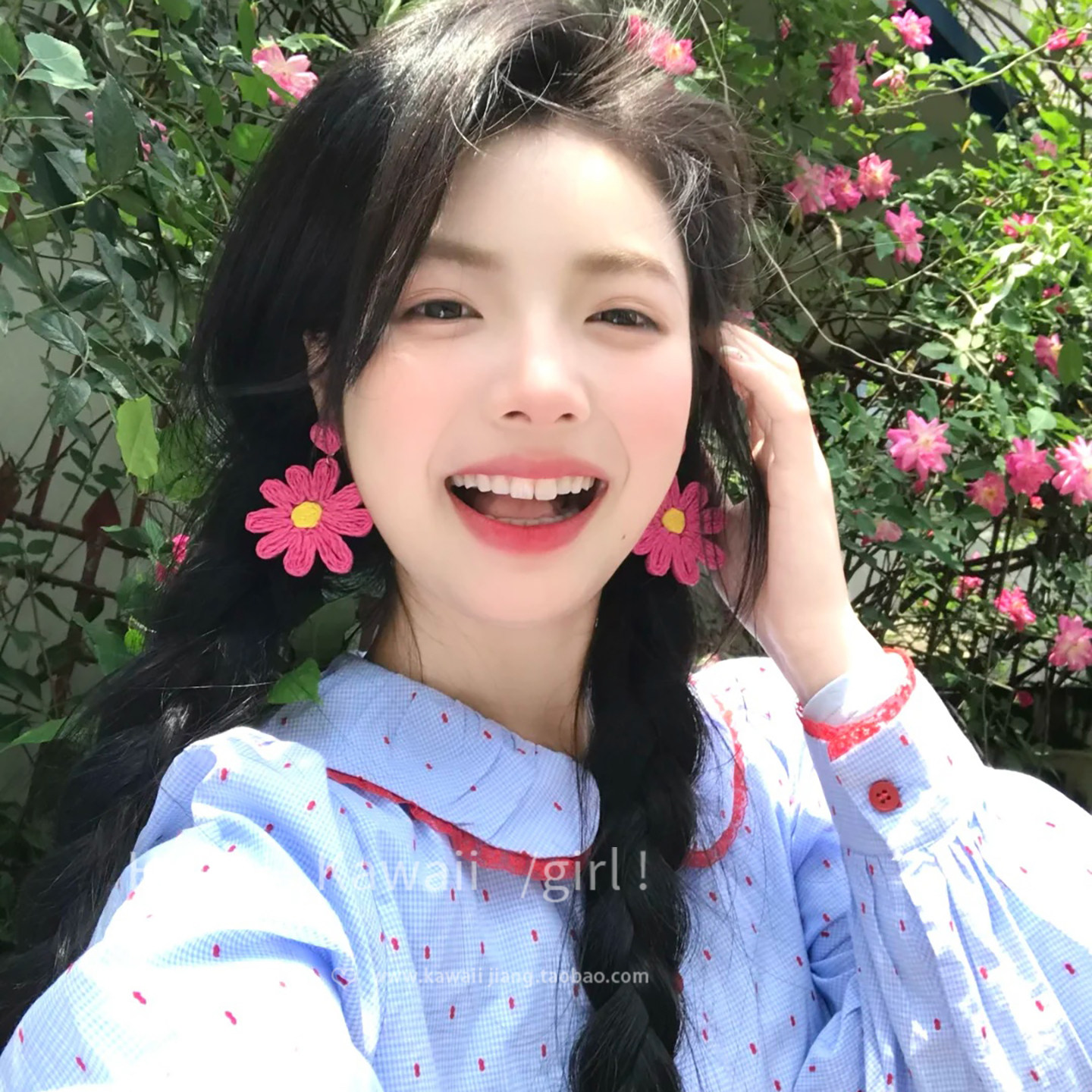 夸张粉色草编花花流苏耳环度假风太阳花耳钉海边旅游拍照出片耳饰,饰品/流行首饰/时尚饰品新,耳环,淘宝优惠券,粉丝福利购,淘宝优惠卷