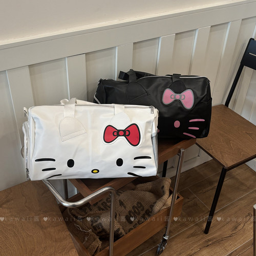 可爱卡通hellokitty旅游行李包