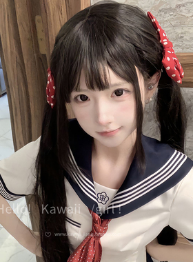 日系少女红色波点蝴蝶结对夹元气感大号发夹可爱jk制服高级感发饰