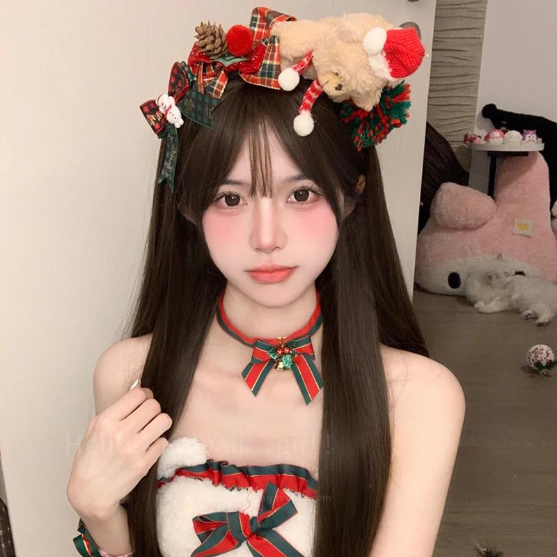可爱小熊圣诞节拍照发箍