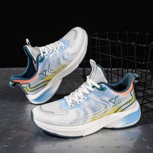 男鞋夏季2026新款青少年网面跑步休闲运动鞋男款透气防臭老爹潮鞋