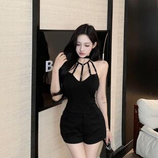 性感纯欲御姐风绑带抹胸背心上衣打底带胸垫2026秋冬新款女装潮