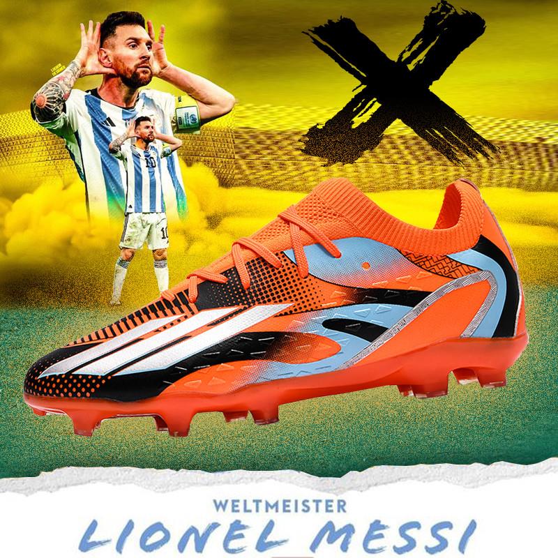 MESSI-F30梅西限定版大四喜欧冠夜专用战FG长钉孩子训练足球鞋