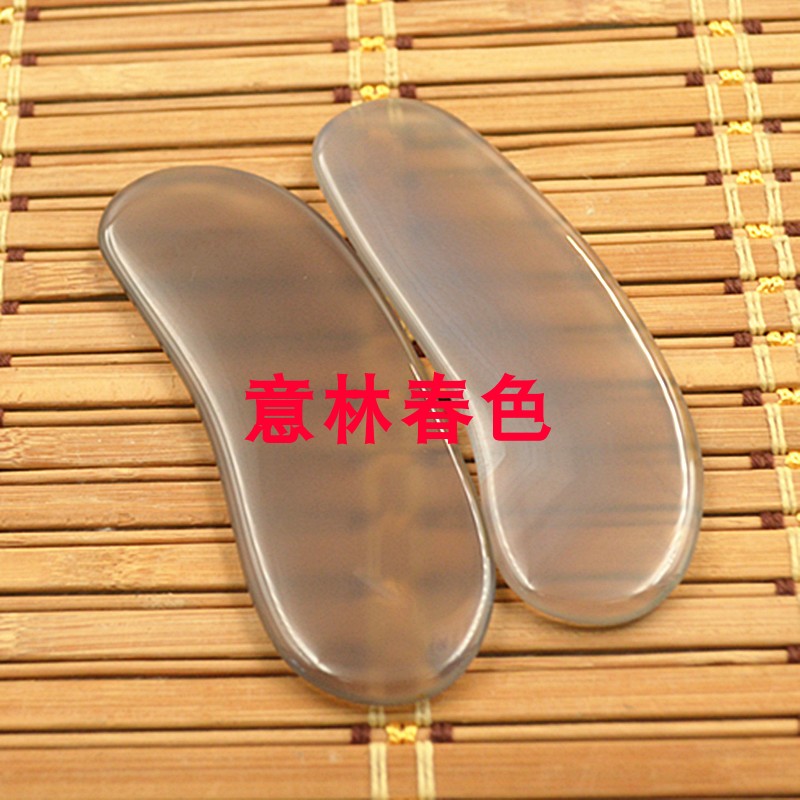 天然原色玛瑙刮痧板按摩脸部眼部全身通用刮痧片玉石刮板
