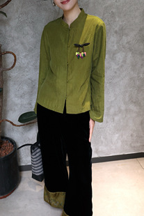 国风重工刺绣桑蚕丝马甲背心女 百搭高品质龟裂纹香云纱外套新中式