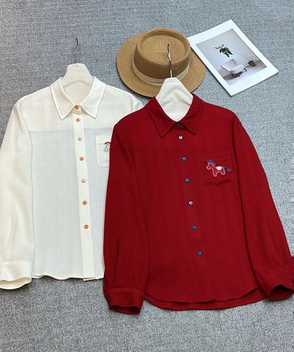 贴身穿不扎肉的羊毛羊绒衬真丝衬衫新中式国风翻领盘扣气质衬上衣