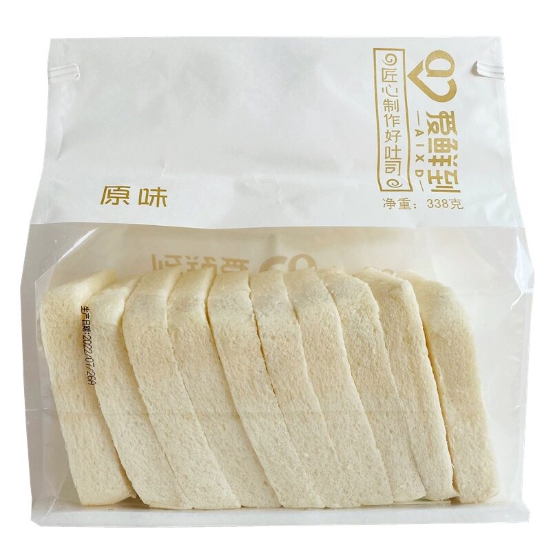爱彼依爱鲜道原味无边切片白吐司328g三明治早餐