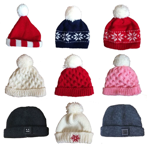 Хлопковая кукла, шерстяная вязаная шапка, бархатная кепка, шарф, США