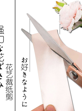 日式精锻不锈钢花艺裁纸剪鲜花插花园艺剪刀花店花艺师工具花材剪