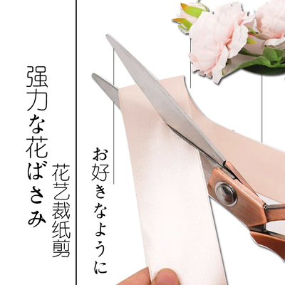 日本进口不锈钢花艺园艺剪刀工具