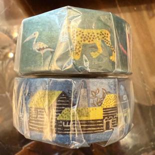 日本mt×Olle 整卷10m Eksell艺术家合作手账DIY和纸胶带停产绝版