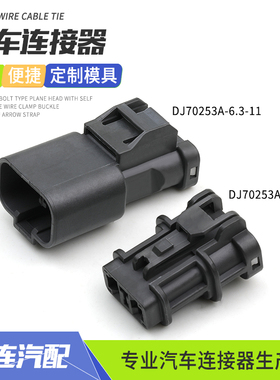 DJ70253A-6.3-11汽车连接器散热器总成接插件插头DJ70253A-6.3-21