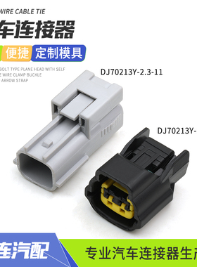 DJ70213Y-2.3-11汽车防水插头适用伊兰特2p接插件DJ70213Y-2.3-21