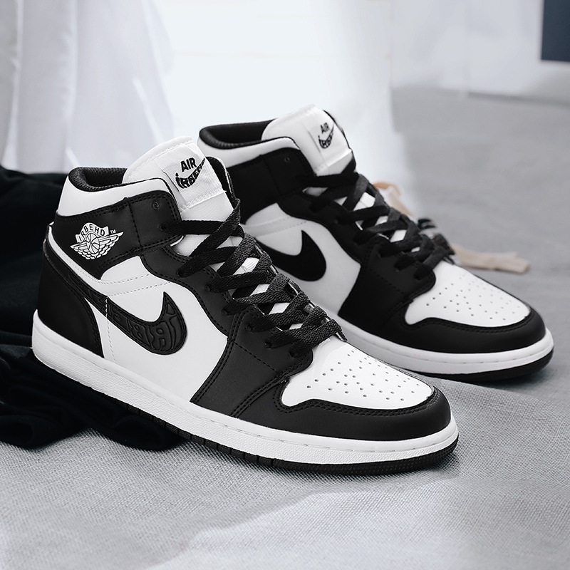 aj男鞋莆田小烟灰高帮鞋2025新款空军一号女款鞋运动篮球鞋