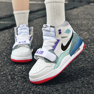 AJ莆田正品aj312蛇年限定篮球鞋男鞋高帮蒲田复活节学生运动板鞋