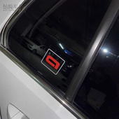 标车贴A4L Q2Q3 奥迪allroad个性 Q5l侧窗三角窗装 饰贴纸