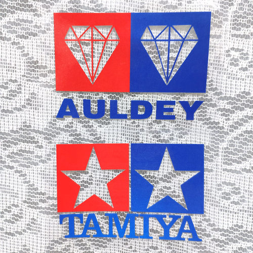 奥迪双钻四驱兄弟反光镂空装饰贴